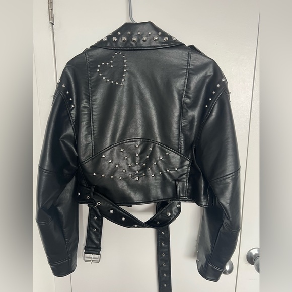 Zara faux leather jacket, black, size EUR M, USA M, MEX 28 - Picture 2 of 2